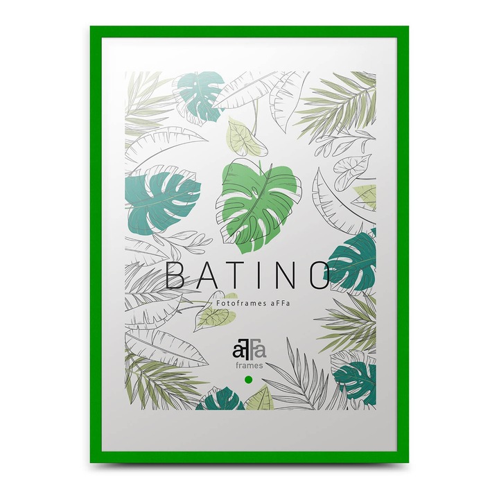 Rama foto, rama tablou 50x70 cm, rama pentru postere, afise sau obiecte decorative Batino aFFa, verde