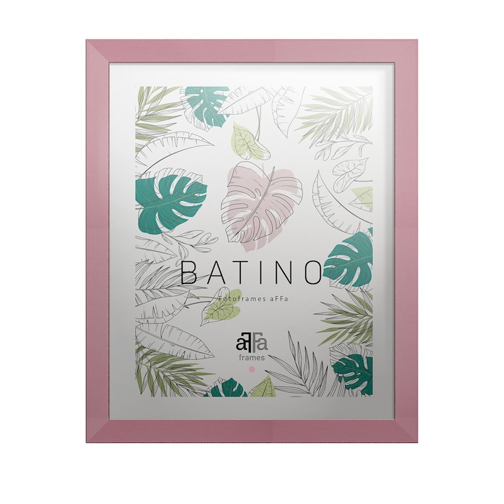 Batino aFFa képkeret 40x50 cm, rózsaszín, 1 mm-es plexi