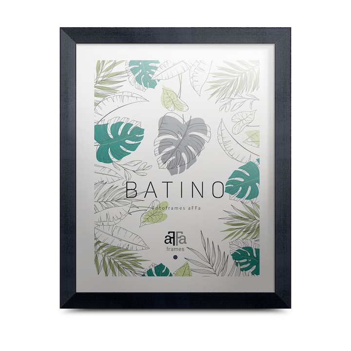 Batino aFFa képkeret 30x40 cm, fekete, fából, 1 mm-es plexivel