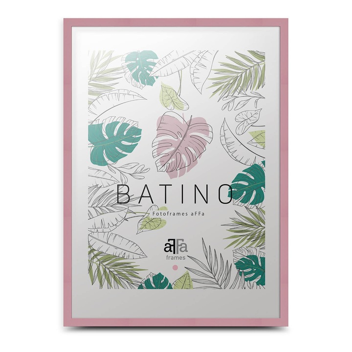 Rama foto, rama tablou 50x70 cm, rama pentru postere, afise sau obiecte decorative Batino aFFa, roz