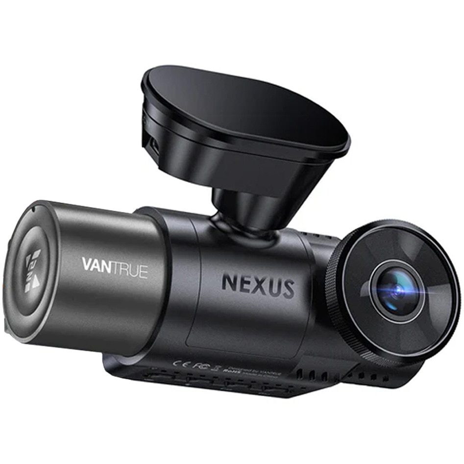 Camera auto duala Vantrue Nexus 2X fata-spate 2.7K + 1080P, WiFi 5GHz, 165° + 158°, ecran 2”, GPS, G-Sensor si monitorizare parcare