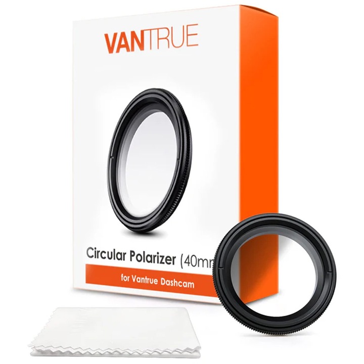 Filtru polarizat circular CPL ultra-subtire de 40 mm, Vantrue