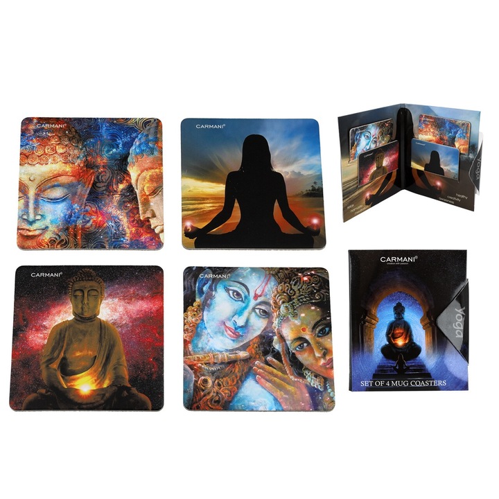 4 db parafa italtartó készlet, CARMANI, jóga modell