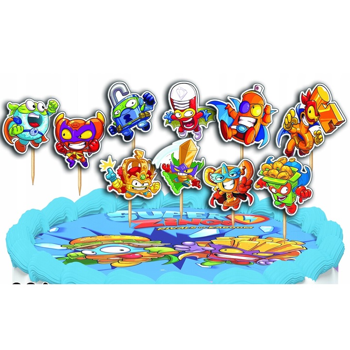 Topper pentru tort Dodo, Multicolor, 9cm