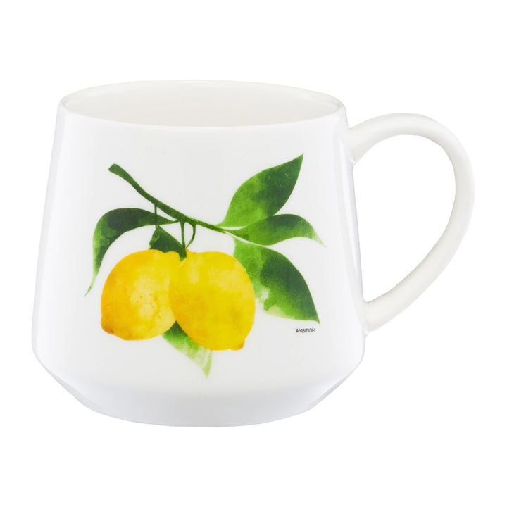 Cana AMBITION Frutti, 460ml, portelan, design lamaie