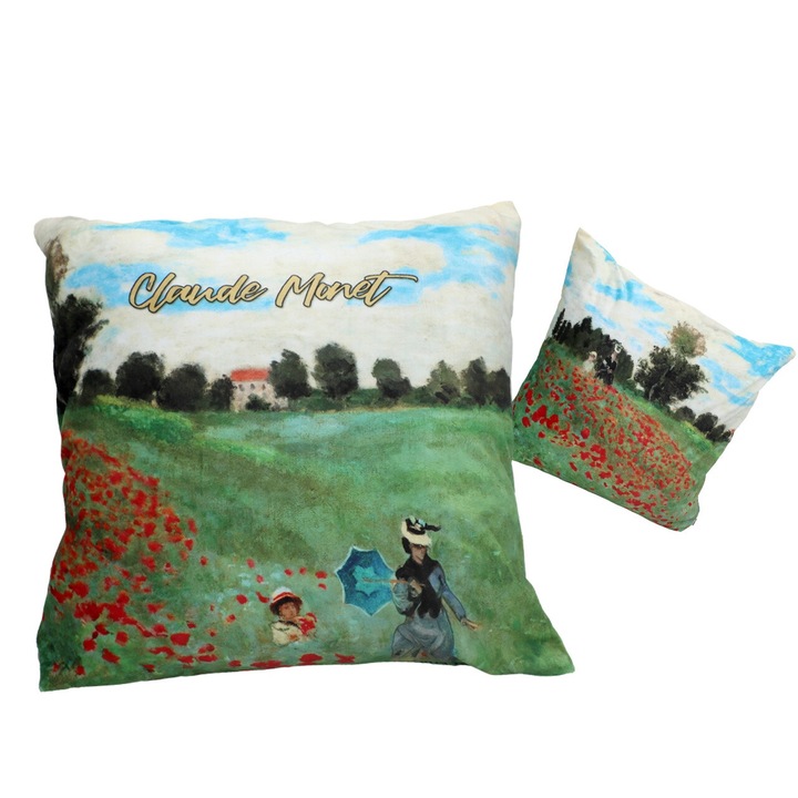 Perna cu umplutura, CARMANI, multicolor, 40x40cm