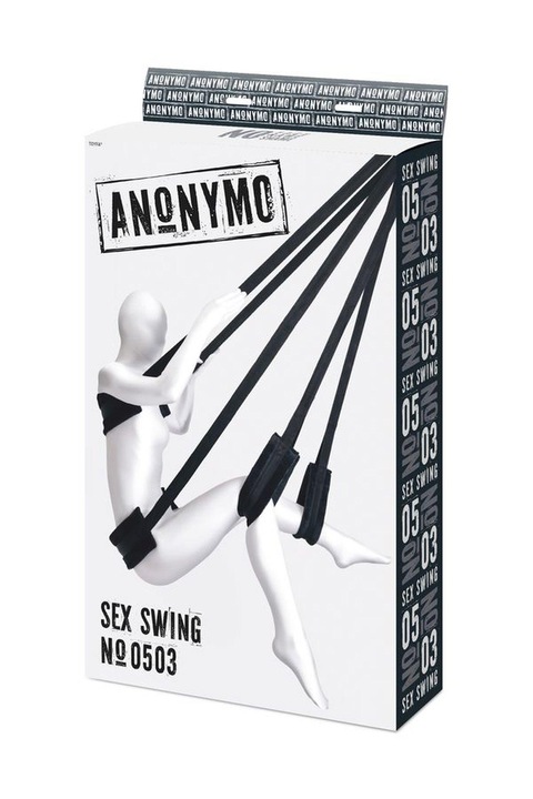 Anonymo Sex Hinta Szett, Luka, fekete, 56x37x8cm, luxus anyagból