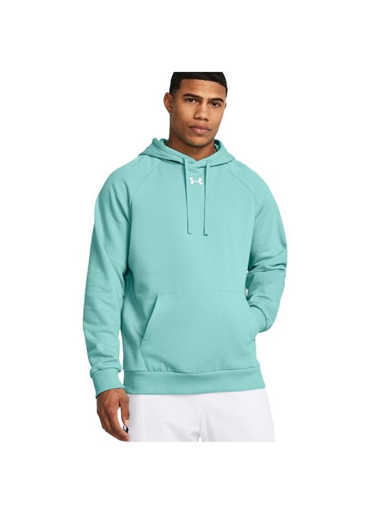 Férfi pulóver, Under Armour, Polár, mentazöld