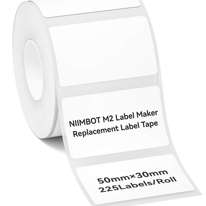 Etichete termice Niimbot 50x30 mm - 225 buc. (White)