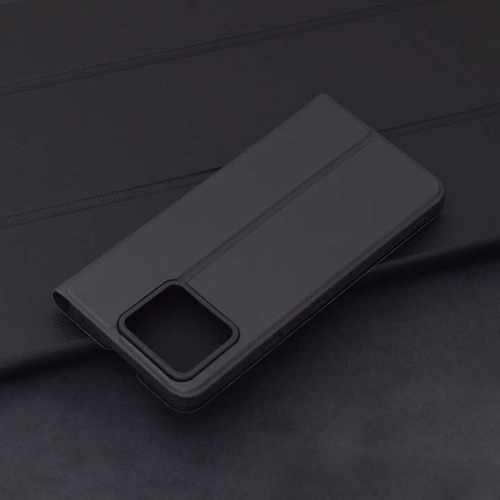 Калъф за Asus Zenfone 11 Ultra, от Екологична Кожа, Stef's Cat, Черен