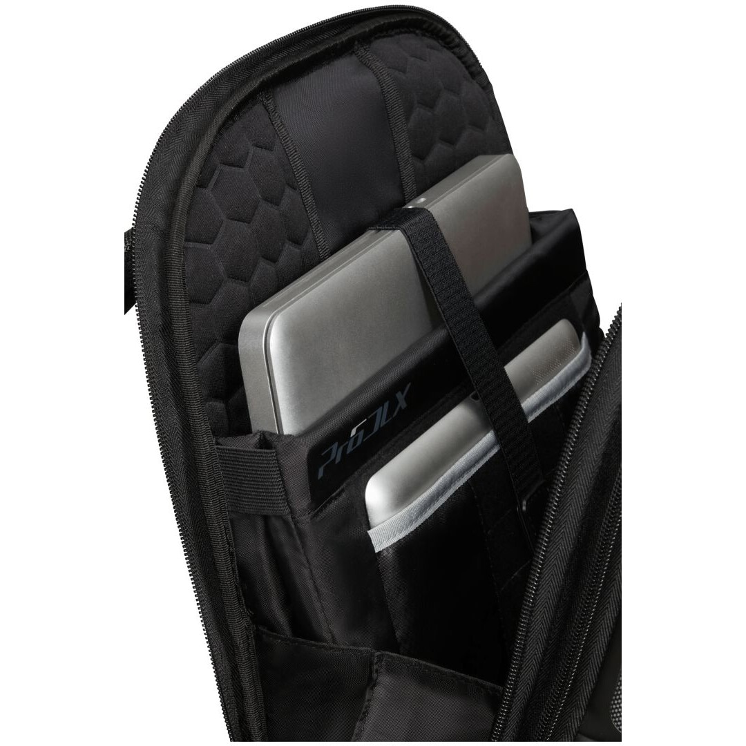 Rucsac laptop Samsonite Pro-DLX 6 extensibil 15,6", negru, 430x300x150mm