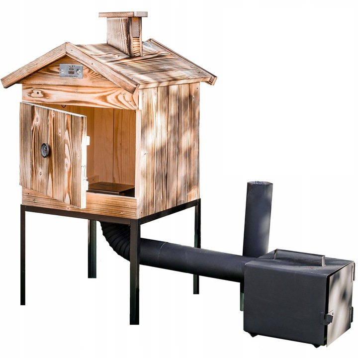 Уред за опушване на риба, месо и сирене 50x50x70 см Импрегнирана, дървена