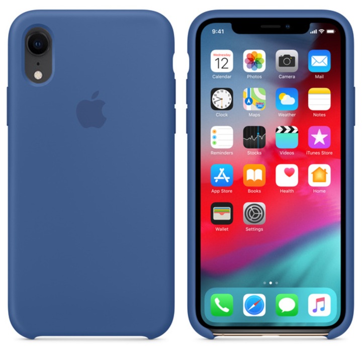 Силиконов Кейс за Apple iPhone XR, Тъмносин