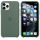 Силиконов Кейс Apple за iPhone 11 Pro, Midnight Green
