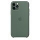 Силиконов Кейс Apple за iPhone 11 Pro, Midnight Green