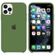 Силиконов Кейс Apple за iPhone 12 Pro Max, Darkgreen