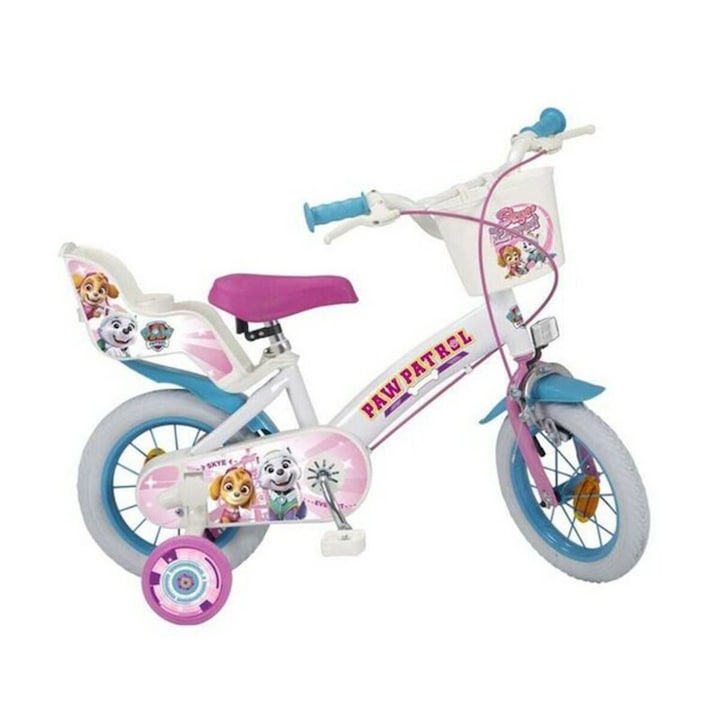 Bicicleta copii Paw Patrol 1281, 12", metal, pentru varsta 3-5 ani