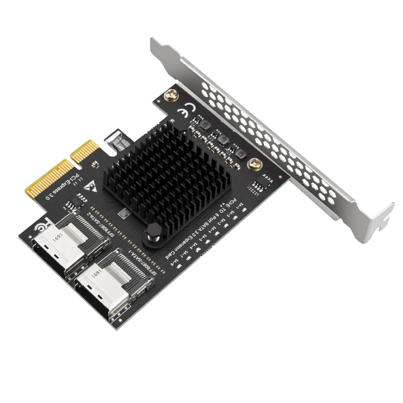 Card de expansiune PCIe la SFF-8087, Fokelyi, 8 porturi, adaptor