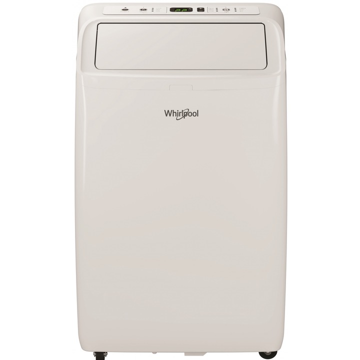 Мобилен климатик Whirlpool ACF29CO WHITE, 9000 BTU, Клас A, Филтър HEPA, Бял