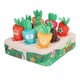 Jucarie interactiva Fokelyi, set 9 morcovi colorati, material plus, 4x10cm, pentru copii 1-6 ani