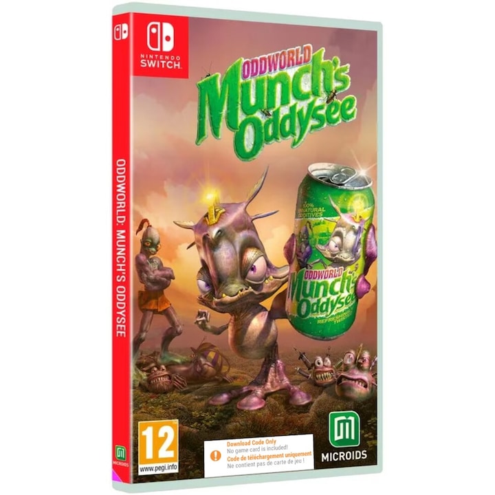 ΠΠ³ΡΠ° SQUARE ONE GAMES Oddworld Munch's Oddysee (code In Box), Π·Π° Nintendo Switch