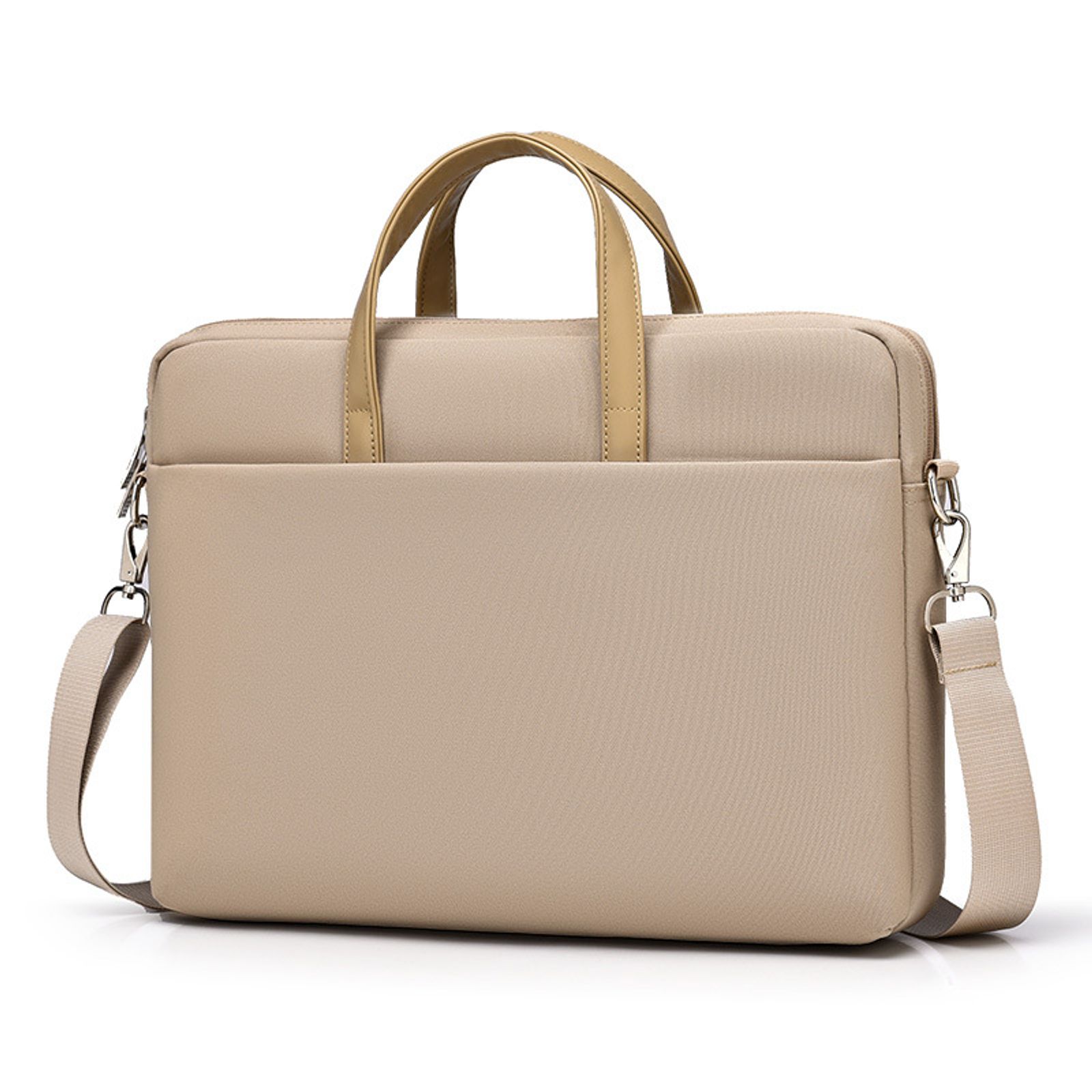 Geanta pentru laptop, portabila, eleganta, 15, 6 inchi, nisip rece, 40×29×6cm