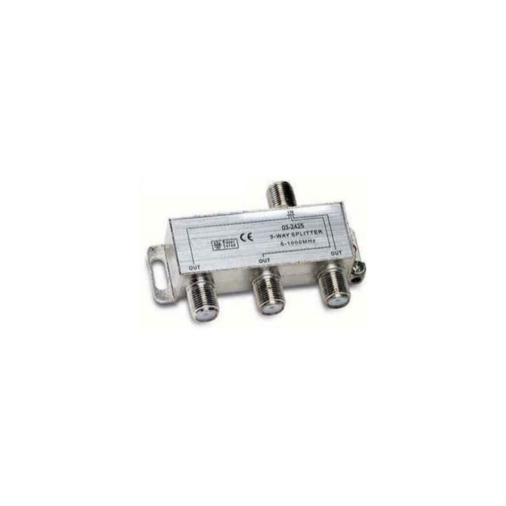 Splitter TV, 1 intrare - 3 iesiri, 5-1000 Mhz, Emtex