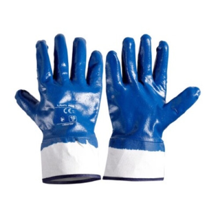 Erős nitril-pamut védőkesztyű, XL méret