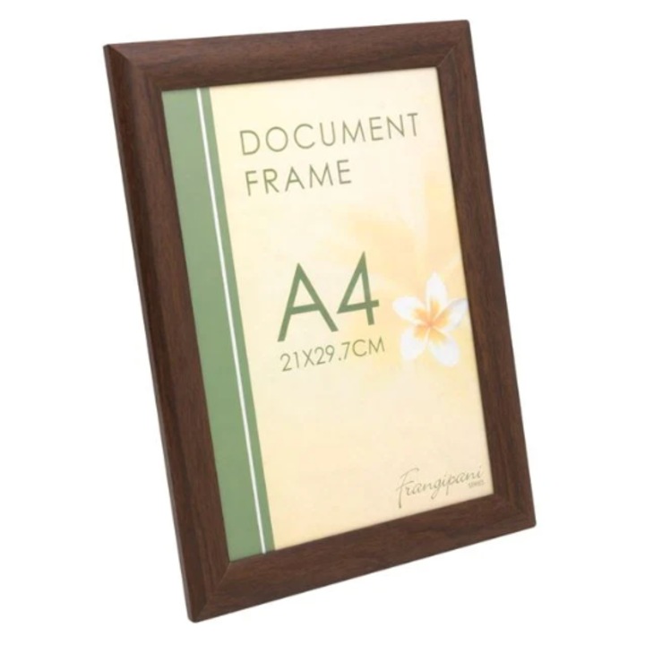 Rama Foto Decorativa A4 Model Efect de Lemn Maro 21x29.7cm