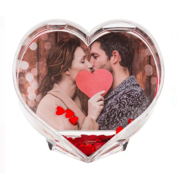 Rama Foto Decorativa cu Apa & Confeti 9.5x9.5cm