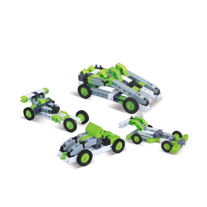 Set constructie masini, Blocks more fun to play 8 in 1, plastic