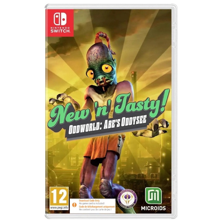 Joc Oddworld New 'n' Tasty Code In Box Pentru Nintendo Switch