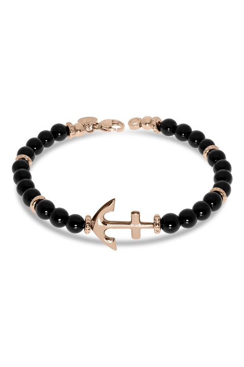 Liu Jo, Bratara din otel inoxidabil, Negru, Auriu/Negru, 21 CM