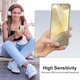 Комплект от 2 фолиа за стъкло за Samsung Galaxy S23, Hggzeg, защитно фолио за телефон, филм с висока разделителна способност, с устройство за автоматично монтиране за 30 секунди, 9H+, олеофобно и анти-пръстови отпечатъци електронно третиране, прозрачен