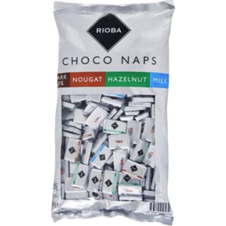 Set 40 bomboane de ciocolata, Rioba, 25g fiecare, multicolor, 1kg