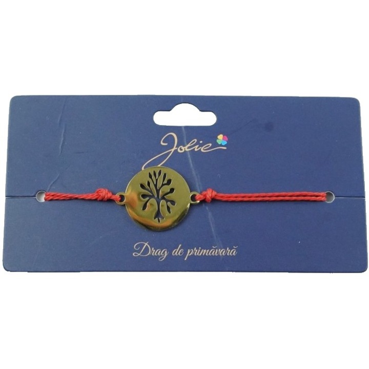 Martisor Bratara Aurie Inox Copac in Banut