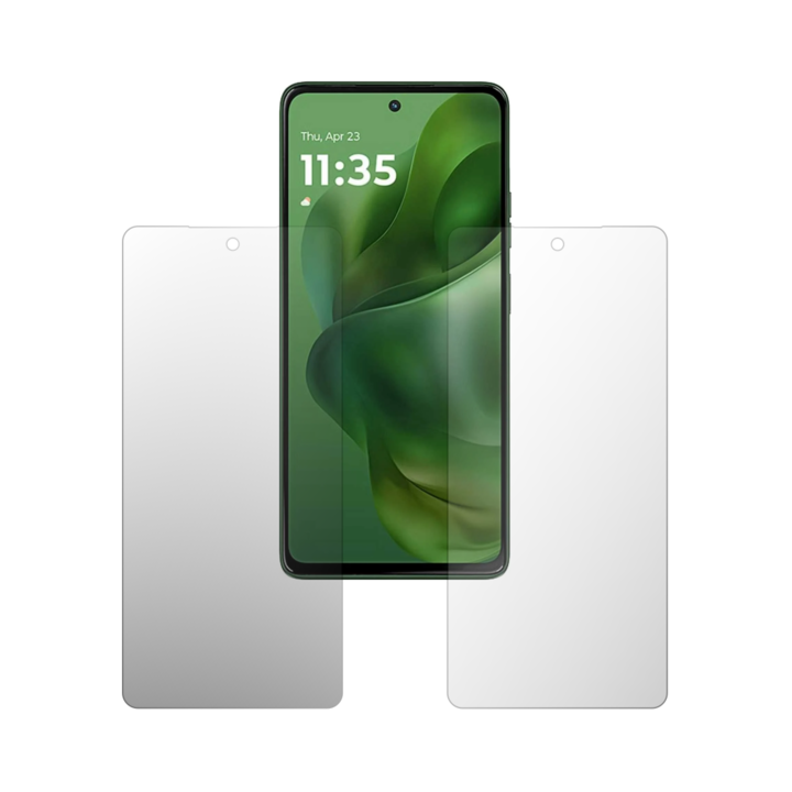 Комплект от 2X Folie24 протекторно фолио за екран, за Motorola Moto G Power (2025), 1X Ultra-Clear + 1X Matte, подходящо за калъфа покритие (съвместимо с калъфа), залепващо, гъвкаво със саморегенериране