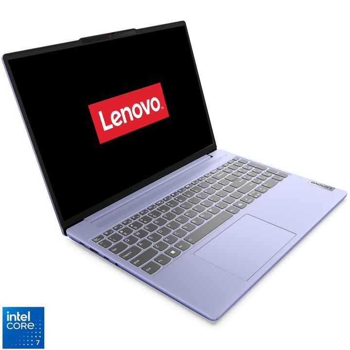 Lenovo IdeaPad Slim 5 15IRH9R laptop Intel® Core™ 7 240H processzorral akár 5,2 GHz-ig, 15,3" WUXGA, IPS, 32 GB LPDDR5x RAM, 1 TB SSD, Intel® Graphics, No OS, lila