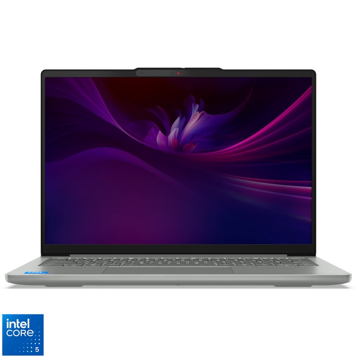 Лаптоп Lenovo IdeaPad Slim 5 14IRH10R, Intel® Core™ 5 210H, 14" WUXGA, IPS, 16GB DDR5 RAM, 512GB SSD, Intel® Graphics, No OS, Luna Grey