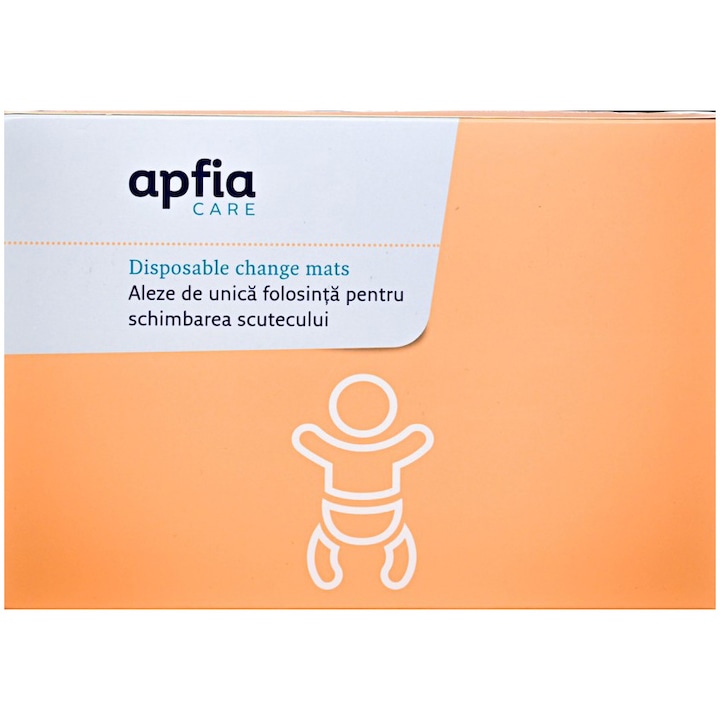 Еднократни подложки за повиване на пелени Apfia Care, 46 х 68 см, 30 броя