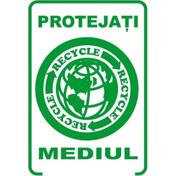 Set de 2 indicatoare A4 - Protejati mediul Set de 2 indicatoare A4 - Protejati mediul