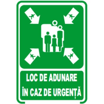 Set de 2 indicatoare A4 - Loc de adunare Set de 2 indicatoare A4 - Loc de adunare