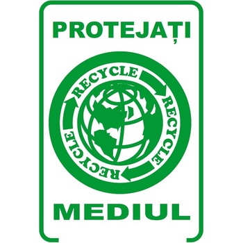 Set de 2 indicatoare A4 - Protejati mediul Set de 2 indicatoare A4 - Protejati mediul