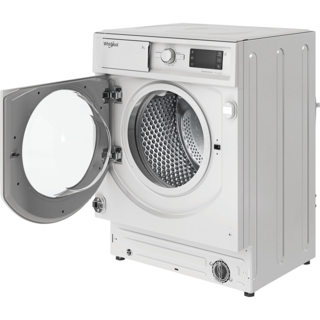 Masina de spalat rufe incorporabila Whirlpool BI WMWG 91485 EU, Al 6-lea Simt, FreshCare+, Motor inverter, 9 Kg, 1400 rpm, Clasa B, Alba