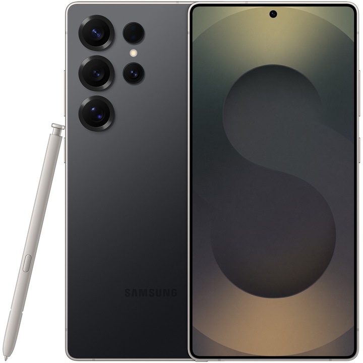 Мобилен телефон Samsung Galaxy S25 Ultra Enterprise Edition, 12GB RAM, 256GB, 5G, Titanium Black