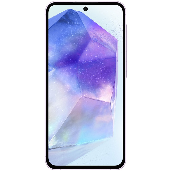 Мобилен телефон Samsung Galaxy A55, 12GB RAM, 256GB, 5G, Awesome Lilac