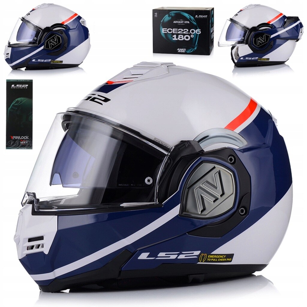 Casca moto LS2 FF906 Advant, 180, Pinlock, 59-60cm, greutate 1680g