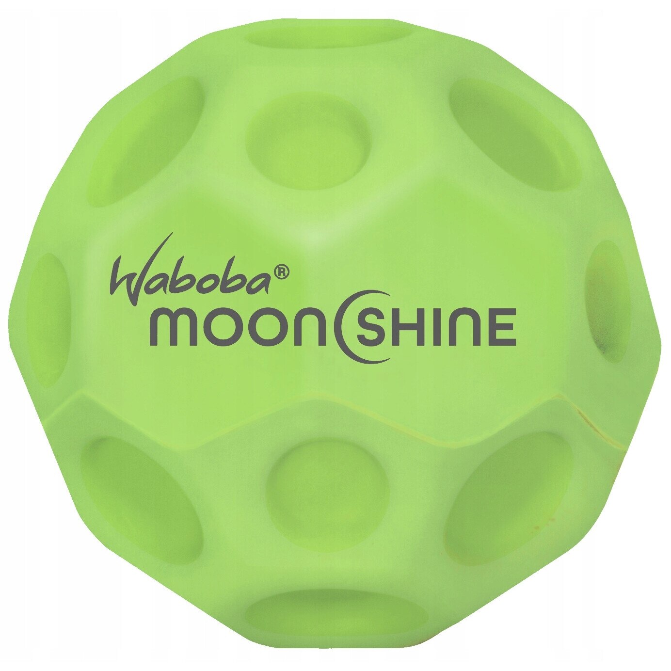 Minge Waboba Moonshine, verde, iluminare stroboscopica, 7 secunde