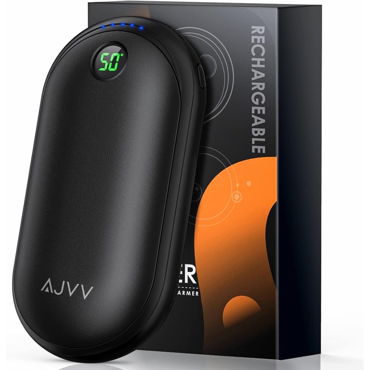 Боди нагревател Tiema, 10000 mAh, 3 степени на нагряване, преносим, многоцветен