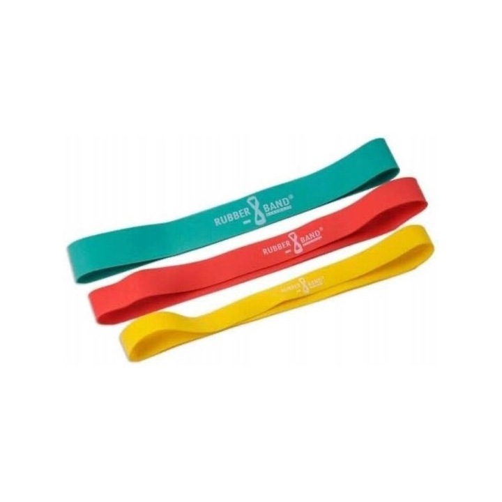 Dittmann gumiszalag készlet, 3 db, többszínű, 18mm x 54cm méretben